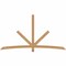 Ekena Millwork Alberta Smooth Timber Gable Bracket, Western Red Cedar, 96"W x 52"H x 3 1/2"D x 3 1/2"F, 13/12 Pitch GBW096X52X0404ALB00SWR - alternate 1